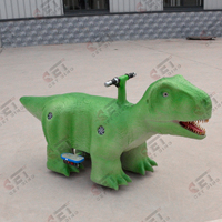 Manège à pièces pour enfants, dinosaures de dessin animé, manèges à monter sur dinosaures