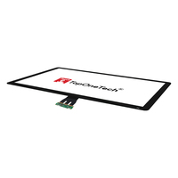 Personnalisé OEM Grande 43 pouces Cadre Ouvert PCAP Projeté Multi Écran Tactile Capacitif Panneau de Capteur avec L'interface D'USB Bas NRE coût