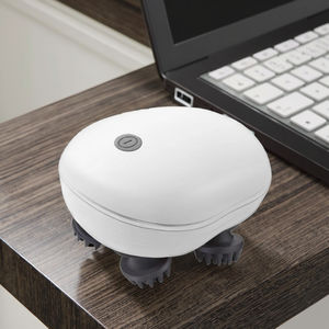 Mini masajeador de cabeza a prueba de agua, velocidad ajustable, carga <span class=keywords><strong>USB</strong></span>, función inalámbrica Ems, SPA de cuero cabelludo apto para viajes, nuevo estilo de masaje - Product Image 1