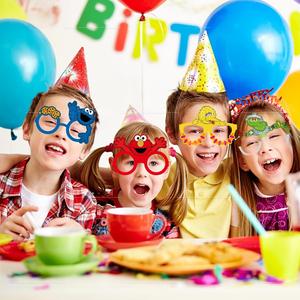 Nuevas Gafas de Fiesta de Papel con Diseño de Dibujos Animados de Sésamo, Gafas de Fiesta Creativas y Modernas, Decoración para Fiestas Infantiles, Regalos Promocionales - Product Image 5