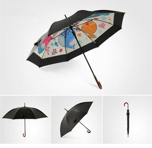 Paraguas Recto con Diseño de Dibujos Animados, Resistente al Viento y a los Rayos UV, para Sol y Lluvia - Product Image 2