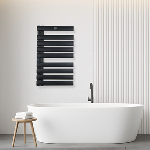 Minuterie 1-24 heures 425 watts chauffe-serviettes <span class=keywords><strong>support</strong></span> tour <span class=keywords><strong>sèche</strong></span>-linge pour salle de bain avec Wifi au choix - Product Image 1