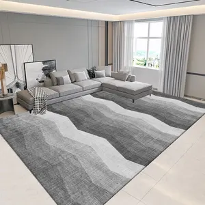 Wholesale Price Nordic Simple Design Floor Mat Machine Washable Dywan Polyester Rugs Living Room Luxury Rectangular Large Carpet