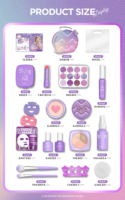 Kit de maquillage pour enfants à prix d'usine, cosmétiques non tachants, jeu de simulation, jouets de maquillage en plastique