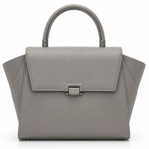 Women Structured Top Handle Bag PU Leather Elegant Work Tote Bag with Detachable Strap for Daily Commute Office Use - Product Image 2