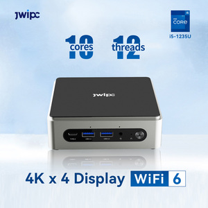 Mini PC NUC JWIPC Core i5-1235U 10 cœurs 12e génération DDR4 32 Go SSD 4K, hôte de réunion double, nouveau barebone N104 haute performance - Product Image 5