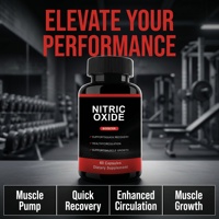 VitaHall Vente en gros OEM Capsules d'oxyde nitrique 60 unités Capsules végétaliennes Supplément d'oxyde nitrique pour le soutien musculaire