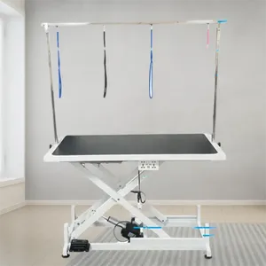 Table de toilettage pour chiens et chats <span class=keywords><strong>LIZE</strong></span> PET, en acier inoxydable de luxe, réglable, avec roulettes, soin professionnel des griffes - Product Image 3