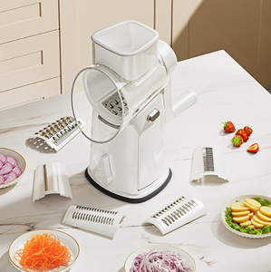 Wholesale New Arrival Food-grade 5 in 1 <b>Mini</b> 3 in 1 Multifunctional Manual Vegetable Slicer and Chopper Set Vegetable Cutter - Product Image 2