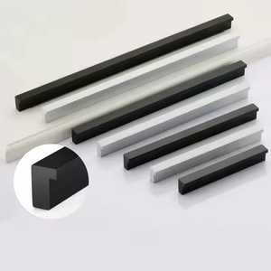 Simple Light Luxury <strong>Black</strong> Stainless Steel Cabinet <strong>Door</strong> Drawer <strong>Knob</strong> for Living Room - Product Image 2
