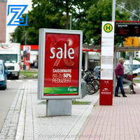 Panneau publicitaire LED sur pied pour extérieur, signalétique numérique LED, panneau lumineux électronique, cadre publicitaire et enseigne