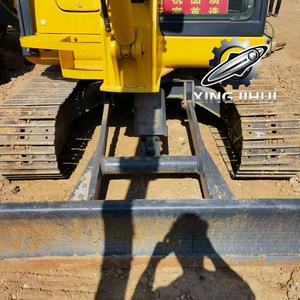 Excavatrice Komatsu 56-7 d'occasion, marque japonaise d'origine, 5 tonnes, petite excavatrice sur chenilles en caoutchouc, mini-excavatrices. - Product Image 5