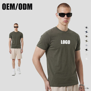 เสื้อยืดคูลเซนส์แบบเรียบๆ สั่งทำได้ตามต้องการ เสื้อยืดคอกลมลำลองสำหรับผู้ชาย เสื้อยืดพิมพ์ลายแขนสั้นพรีเมียม พร้อมโลโก้ - Product Image 1