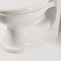 Urinoir mural moderne minimaliste en céramique monobloc avec chasse automatique à siphon et cuvette de toilette intégrée
