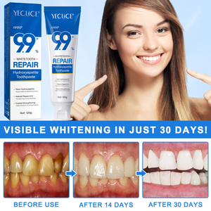 Dentifricio YECUCE con Nano Idrossiapatite 120g, Riparazione Smalto, Rafforzante, Riduce <span class=keywords><strong>la</strong></span> <span class=keywords><strong>Sensibilità</strong></span> e le Macchie sui <span class=keywords><strong>Denti</strong></span>, Disponibile OEM - Product Image 2