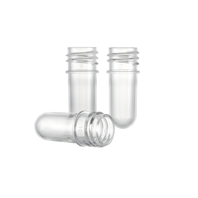 Kaige Custom Neck Size 18mm Neck 4.5g Transparent PET Preform Plastic Cosmetic Bottle Preform for PET Bottles