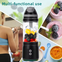 Hete 700ml Tritan beker met aangepaste kleur, automatische 2 standen, 6 messen, draagbare smoothie- en sapmaker, draagbare USB-blender