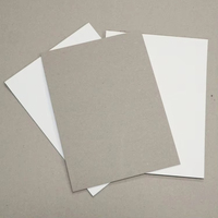 Carton gris recyclé double face pour solutions d'emballage écologiques