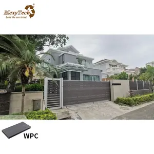 Automatic wind resistance wpc garden sliding gate