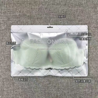 Logos personnalisés poly sacs emballage vêtements de sport sacs à fermeture éclair pour sous-vêtements vêtements de sport feuille sacs à fermeture éclair pour l'emballage de vêtements