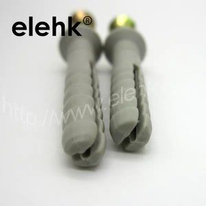 फ्रेम फिक्सिंग नायलॉन हथौड़ा एंकर प्लास्टिक दीवार प्लग के साथ - Product Image 5