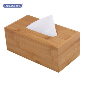 Good quality bamboo tissue paper box for sale