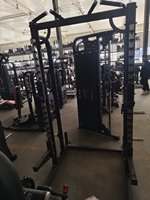 Rack de musculation commercial robuste, support de squat, cage de musculation multifonctionnelle, entraînement de force, musculation des pectoraux et des triceps, robuste
