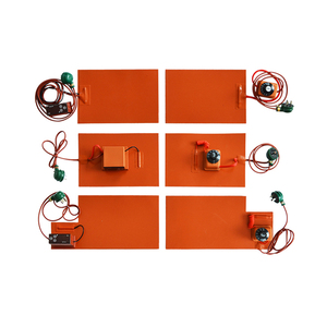 La Chine fabrique 12v 36v 48v dc 3d imprimante flexible électrique silicone caoutchouc élément chauffant coussin - Product Image 4