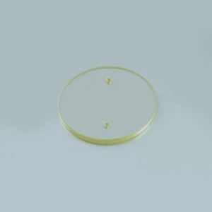 Fenêtres percées circulaires en sulfure de zinc Zns optique personnalisées en usine pour systèmes d'imagerie thermique haute résolution - Product Image 4