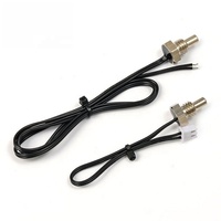 FOCUSENS Original Digital impermeable DS18b20 Sensor de temperatura roscado termopozo con tubo de acero inoxidable