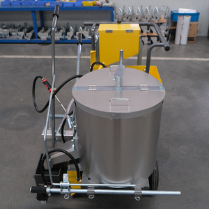 Tự hành đôi Dispenser nhựa nhiệt dẻo đường đánh dấu máy với động cơ cho chiều rộng khác nhau của vỉa hè dòng - Product Image 3