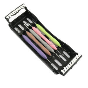 5Pcs Dental Composite Filling Instruments Set <b>Silicone</b> Handle With Cassette Esthetic Layering <b>Tools</b> Surgical Instruments CE ISO - Product Image 5