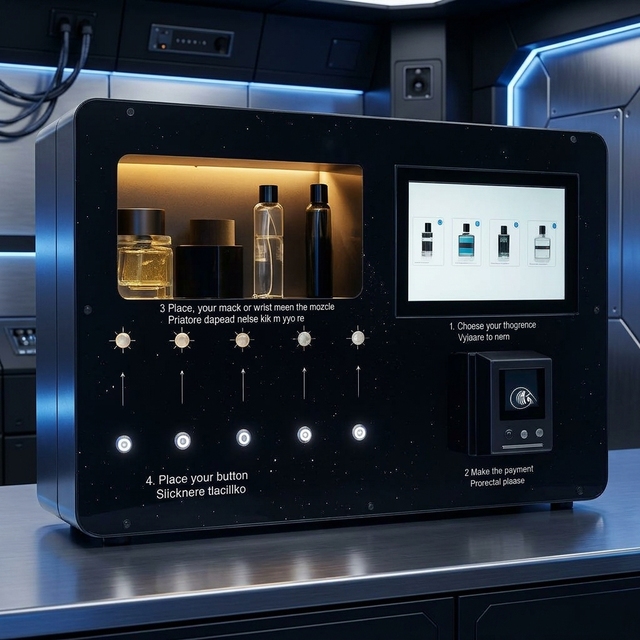 Wall Mounted Perfume Vending Machine Perfume Machine Vending Automatic Perfume Vending Machine