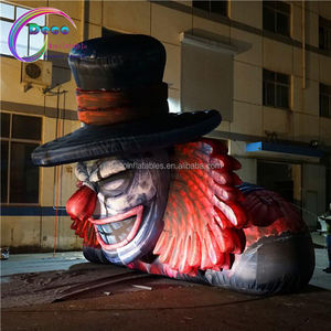Décorations gonflables d'Halloween, tête de clown rire effrayante de dessin animé, clown géant gonflable effrayant de <span class=keywords><strong>cirque</strong></span> - Product Image 3