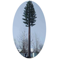 Tour d'antenne monopole en acier camouflage bionique pour la communication de signal Wifi 4G 5G, pylône de télécommunication, accessoire de tour