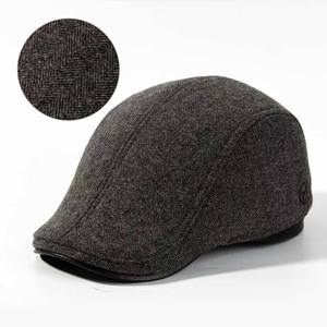 아빠 할아버지 귀 보호 중년 노인 겨울 모자 남성용 야외 방한 두꺼운 아이비 캡 Rbelse 56-58CM - Product Image 4