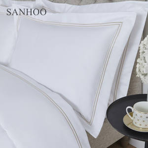 SANHOO Housse de Couette Luxe Rayée en Coton Épais 400 Fils, Ensemble de Literie Douillet et Chaud - Product Image 4
