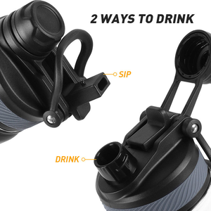 304 Stainless Steel Vacuum Insulated <b>Sports</b> <b>Water</b> <b>Bottle</b> 2 in 1 Lid Portable Outdoor Hiking Travel Flask Custom Logo - Product Image 2