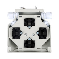 Boîtier métallique pour PLC, séparateur sur rail DIN, métal, 4, 6, 8, 12 cœurs, boîtier de terminaison fibre optique, port pigtail, panneau de brassage pré-câblé, simplexe, duplex