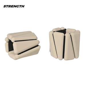 Bracelets de Pilates en silicone, vente en gros d'usine, avec Velcro robuste, <span class=keywords><strong>pour</strong></span> bras et jambes, ensemble de <span class=keywords><strong>poids</strong></span> réglables <span class=keywords><strong>pour</strong></span> chevilles - Product Image 1