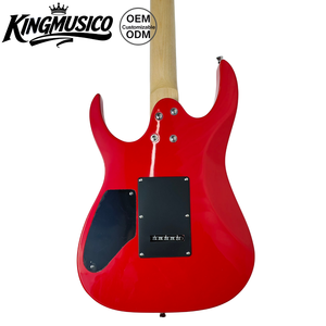 <span class=keywords><strong>Guitarra</strong></span> Eléctrica GC-06E, Cuerpo de Álamo, Mástil de Arce, Diapasón Techwood, 24 Trastes, Pastillas HSH, Construcción Atornillada, OEM Personalizada - Product Image 2