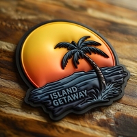 Patch PVC personnalisé, patch en caoutchouc souple 3D, logo personnalisé, badge PVC imperméable pour vêtements, chapeaux, sacs