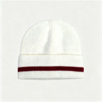 Bonnet personnalisé brodé avec logo, 100 % coton tricoté, chaud pour l'hiver, pour hommes et femmes, motif écossais de luxe, lettre, personnage de dessin animé