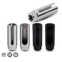 Clé à douille de 1/2 pouce pour capteur d'oxygène avec découpe latérale pour câble, outil de dépose et d'installation de capteur O2 pour véhicule