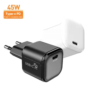 Vina quick charge 3.0 pd charger 45w per laptop tablet prezzo 45w tipo c usb cellulare 45w caricatore da muro 45w pd adattatore di alimentazione