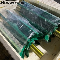 Polea Transportadora Industrial de Acero al Carbono y Uretano JIS para Minas
