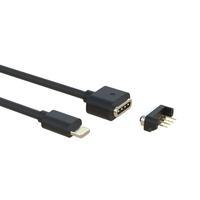 Kabel Data Magnetik Pengisian Cepat Grosir, Konektor Kabel USB 4pin untuk Ponsel, Earphone, Laptop, Tablet, Aksesoris