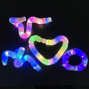 Tubes sensoriels <span class=keywords><strong>LED</strong></span> Flash Pop pour adultes et enfants, jouet anti-stress pour l'autisme, jouet à presser en plastique pour enfants - Product Image 2