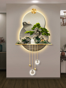 Directo DE FÁBRICA DE Yiwu, pintura de paisaje, decoración de entrada, Mural LED, pintura colgante tridimensional, decoración del hogar - Product Image 4