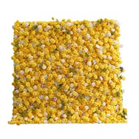 Handgefertigte 3D-Rosenblumenwand aus Seide für Hochzeits- und Hoteldekoration, Künstliche Blumenwand 5D-Requisiten Hochzeitsblumen